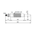 Свеча накаливания PM-63 10,5 В для Mitsubishi Canter 4DR1 4DR5 KE250 10,5 В